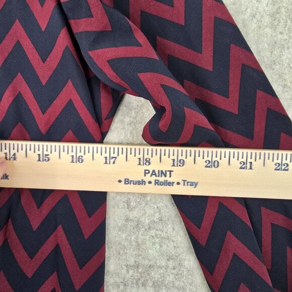 The Limited Womens Chevron Print Long Sleeve Blouse Size S - Picture 7 of 7